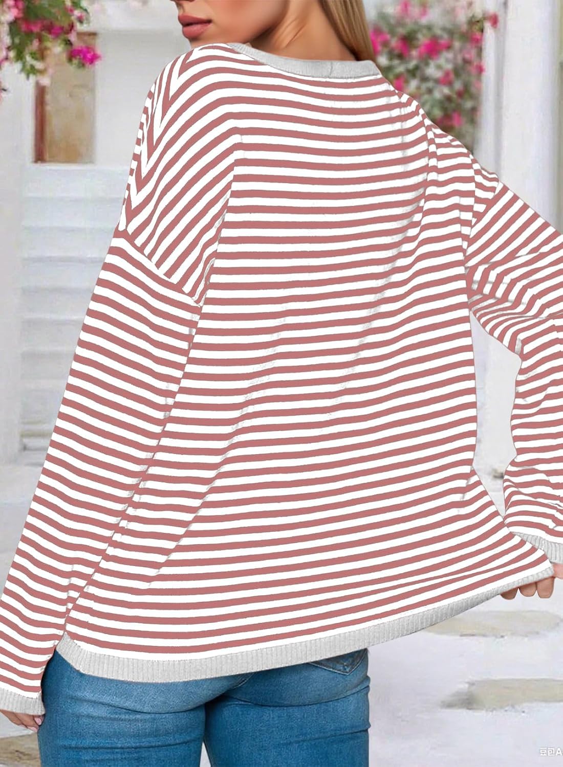 Thumbnail 4 de Cuptacc Pullover Damen Gestreiftes Sweatshirt