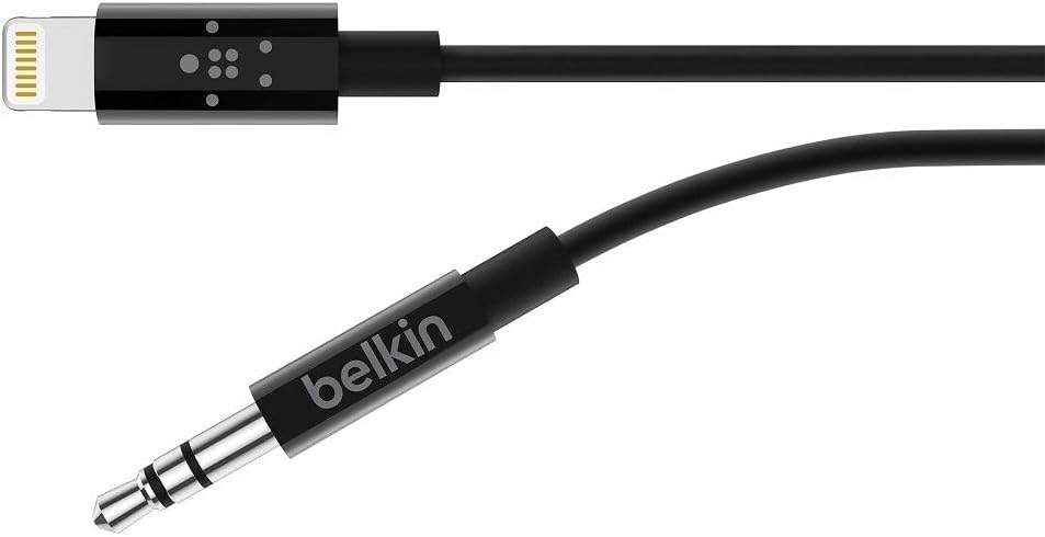 Thumbnail 3 de Belkin Câble Lightning 3,5 mm de 0,9 m (MFi) – noir