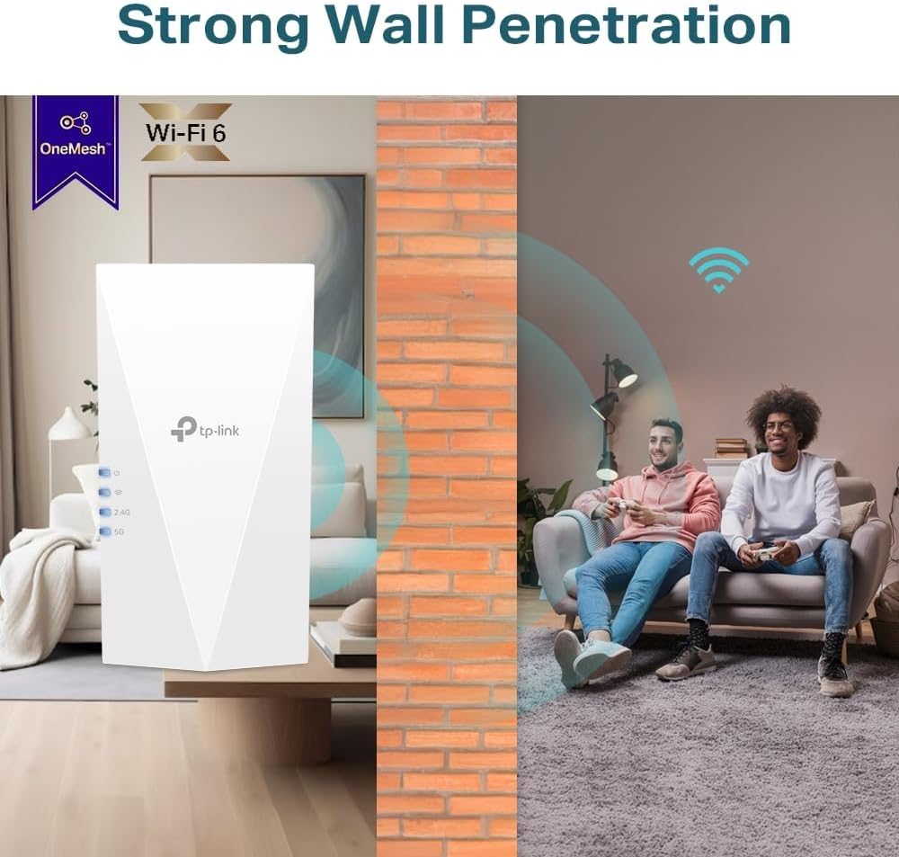 Detalle de TP-Link RE700X WiFi 6 extender, AX3000