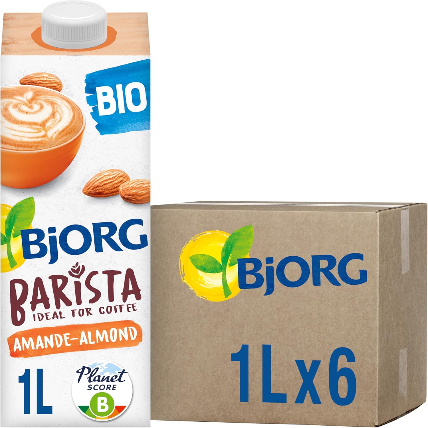 Thumbnail 6 de BJORG Boisson Avoine Barista Bio – Lait végétal pour café et latte art, 1 L × 6