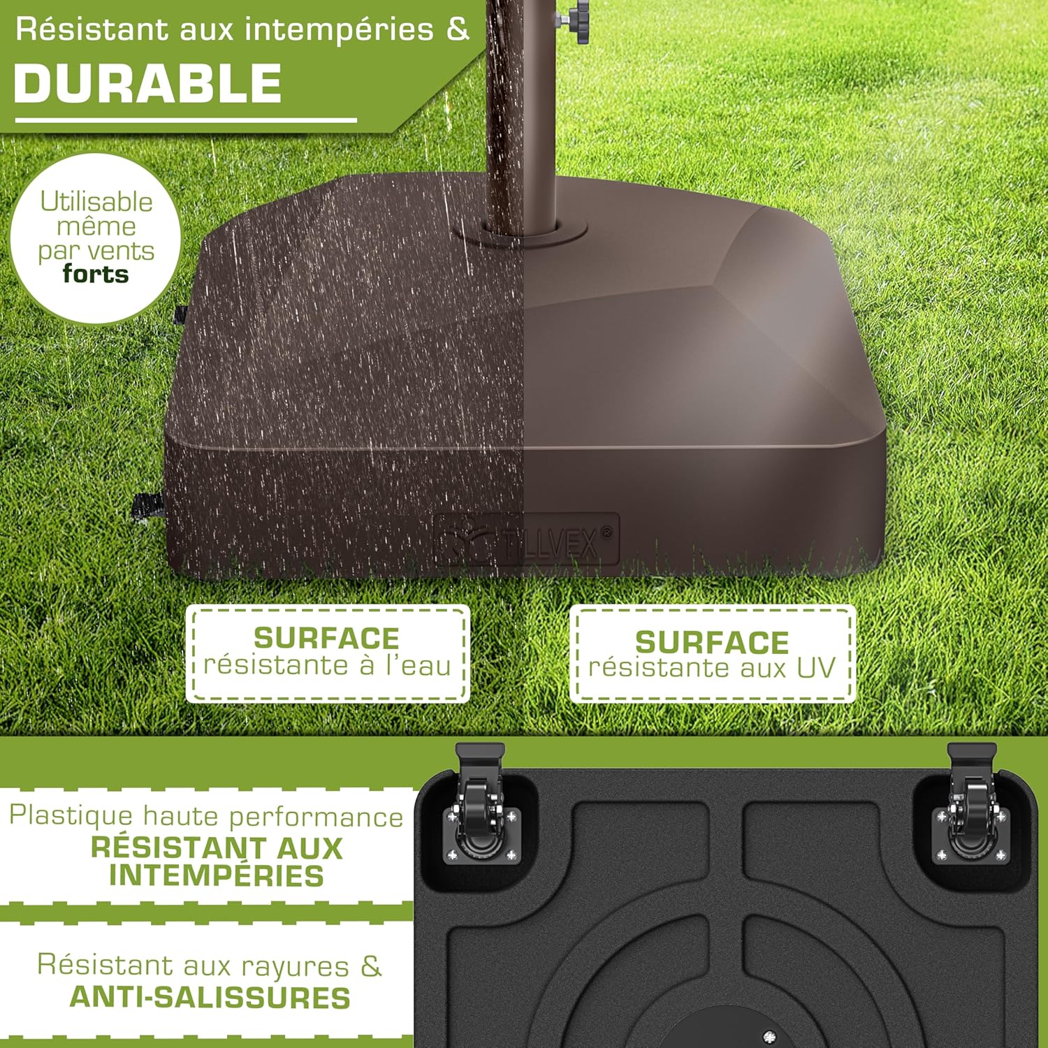 Thumbnail 6 de tillvex Pied de Parasol GRAVIA 56 kg