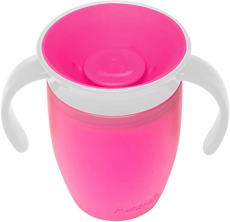 Detalle de Munchkin FDMU41678L ハンドル付きミラクルカップ パステルパープル 207ml・360度飲み・食洗機対応