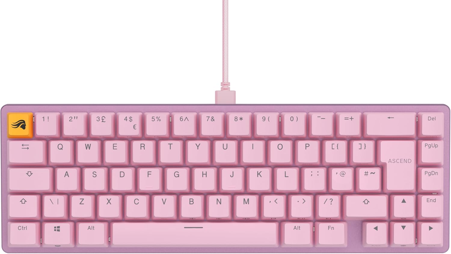 Thumbnail 2 de Glorious GMMK 2 Compact 65% - Teclado mecánico RGB rosa