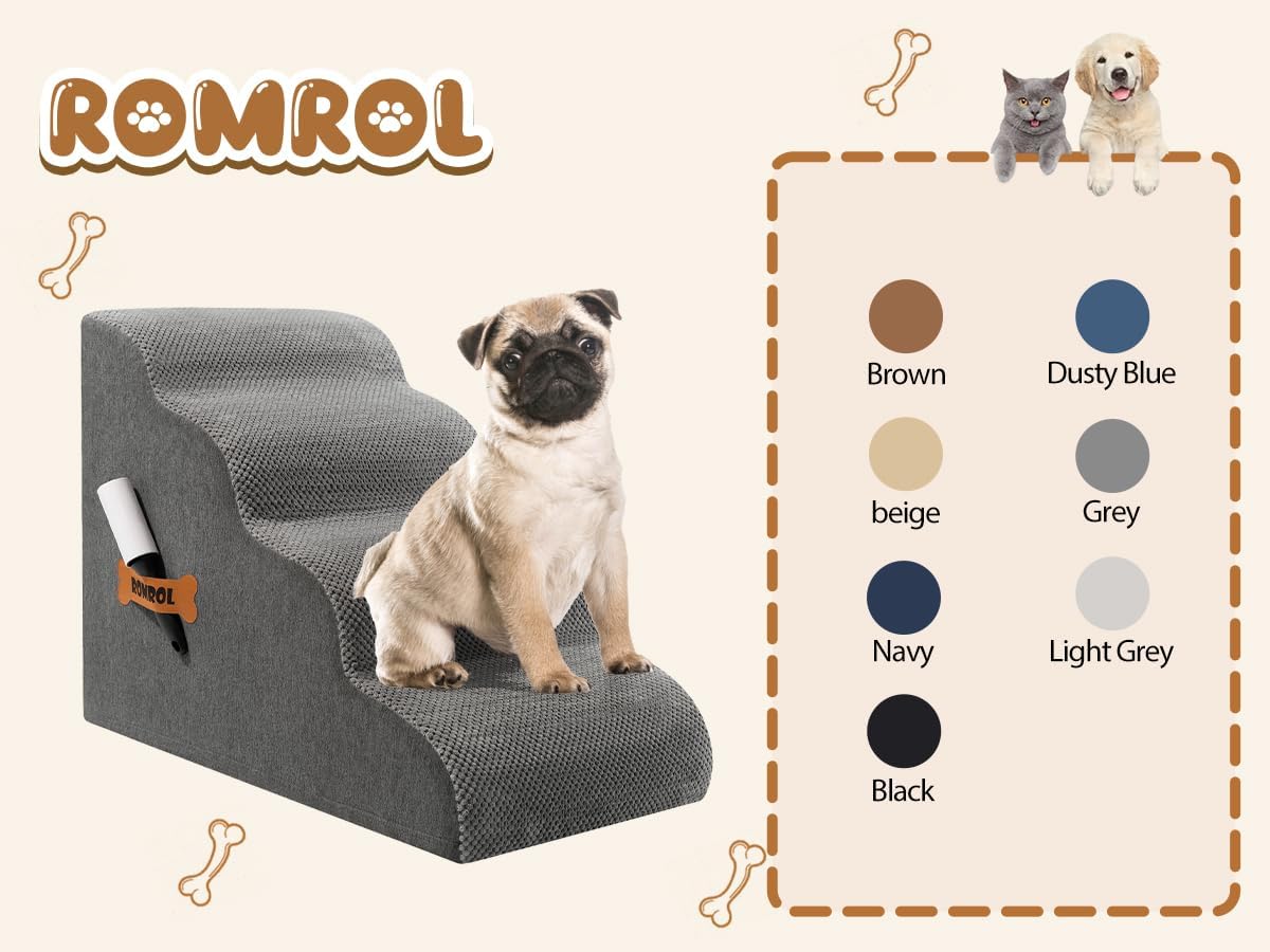 Thumbnail 5 de ROMROL Hundetreppe 4 Stufen 🐾