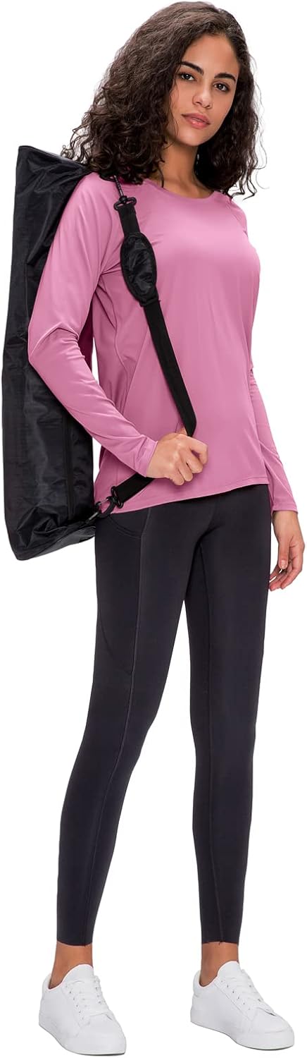 Detalle de Damen 3er Pack Langarmshirt T-Shirts – UPF 50+, schnelltrocknend, atmungsaktiv & elastisch