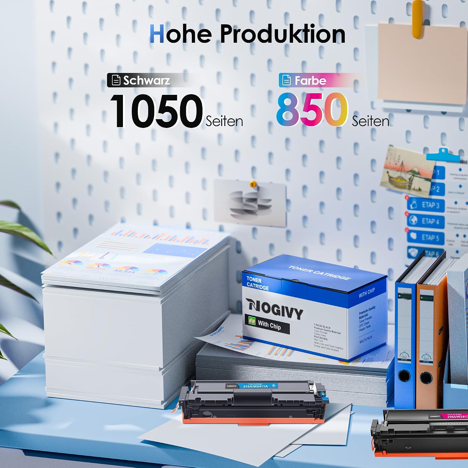 Detalle 1 de NOGIVY 216A Toner Set W2410A-W2413A