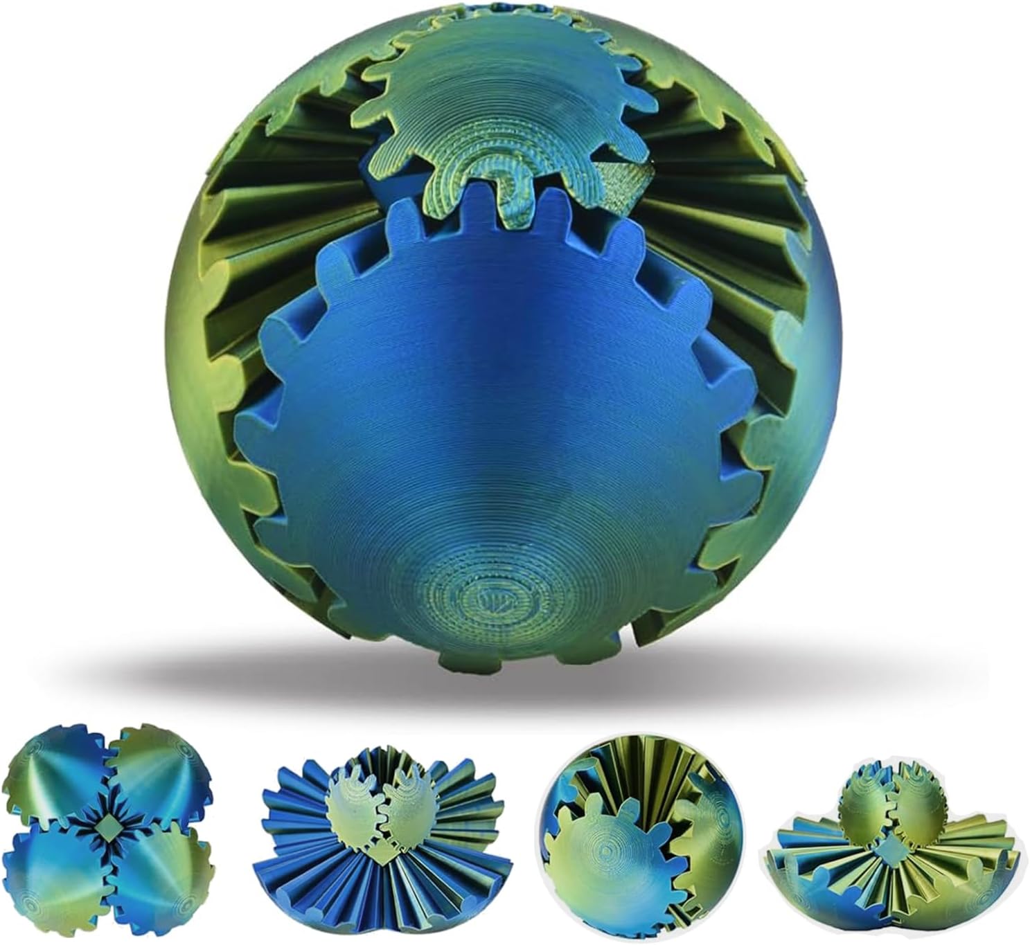Thumbnail 6 de Gear Ball 3D‑gedruckter Zahnradball Fidget-Spielzeug ⚙
