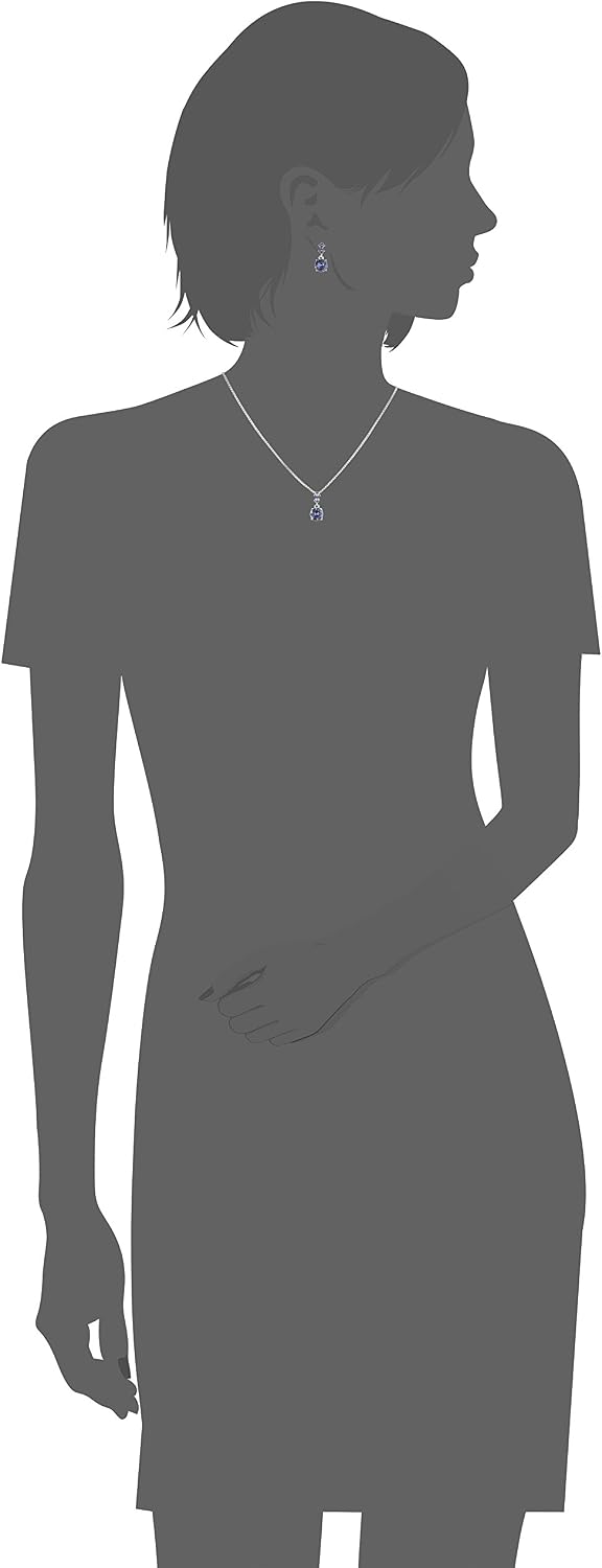 Detalle 2 de Nine West Necklace and Earring Set, Silver-Tone