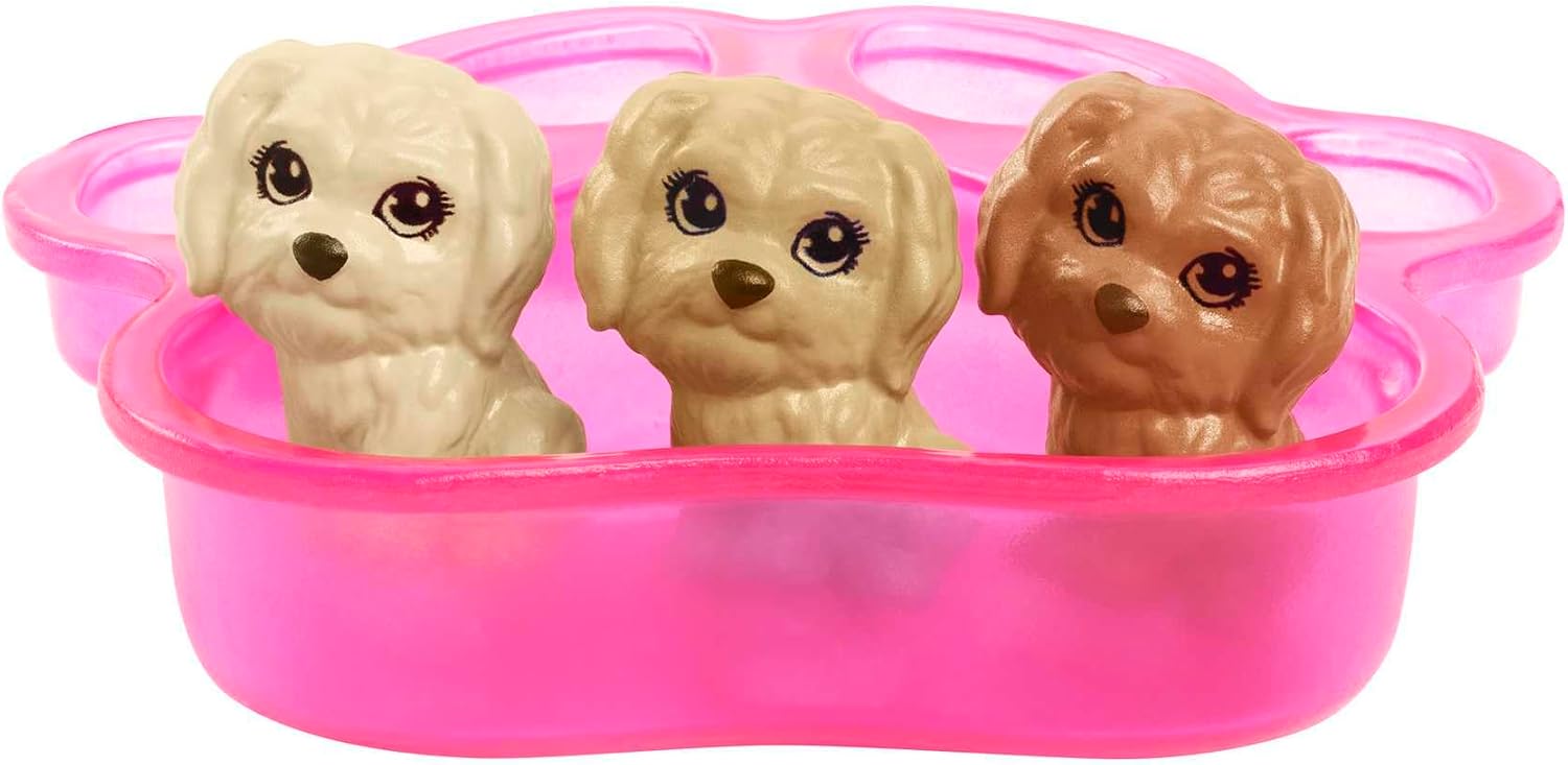 Thumbnail 3 de Barbie HCK75: Perritos Recién Nacidos 🐶 Muñeca y Accesorios