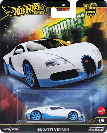 Detalle de Hot Wheels Premium Bugatti Veyron 🚗 Colección Car Culture Circuit Legends