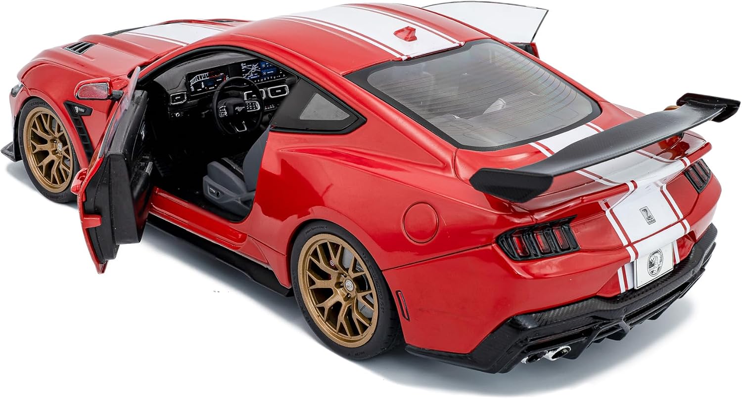 Thumbnail 4 de Solido Shelby Mustang Super Snake Race Red 2025 – metalowy model 1:18