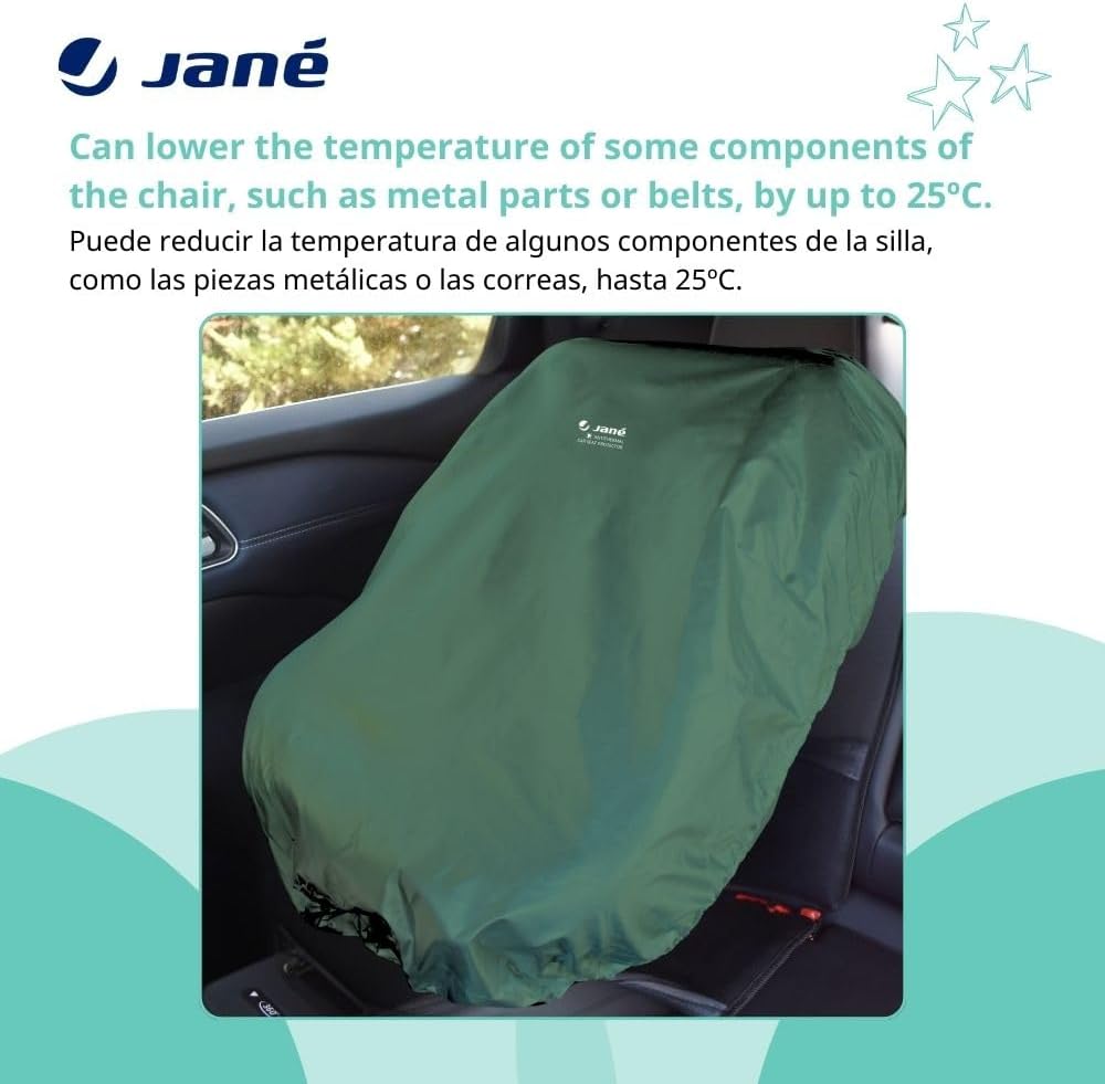 Detalle de Jané Housse Thermique Siège Auto Bébé Universelle – Protection UV, Réduction de la Chaleur et Imperméable