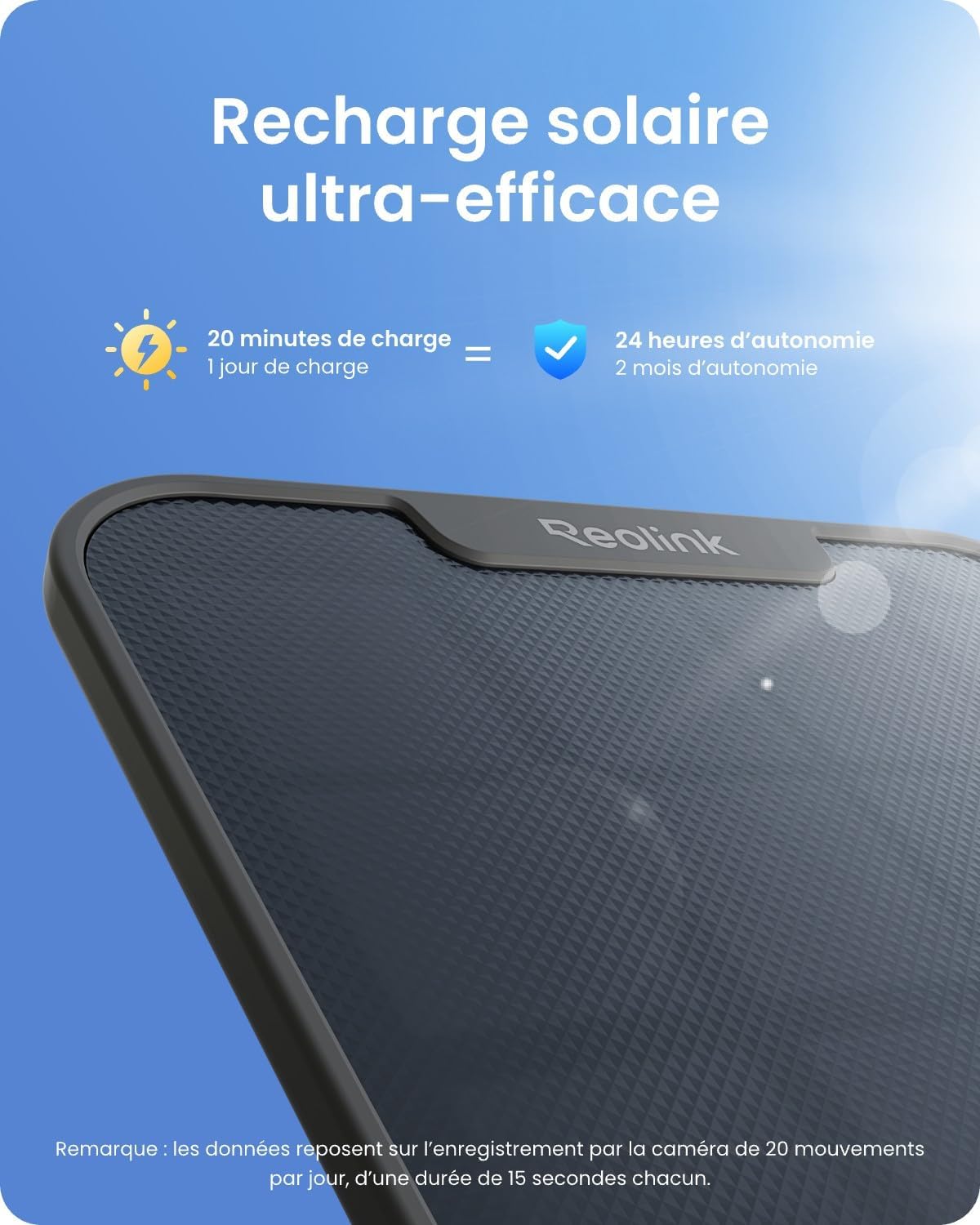 Thumbnail 6 de Reolink 4K Camera Solaire Exterieur