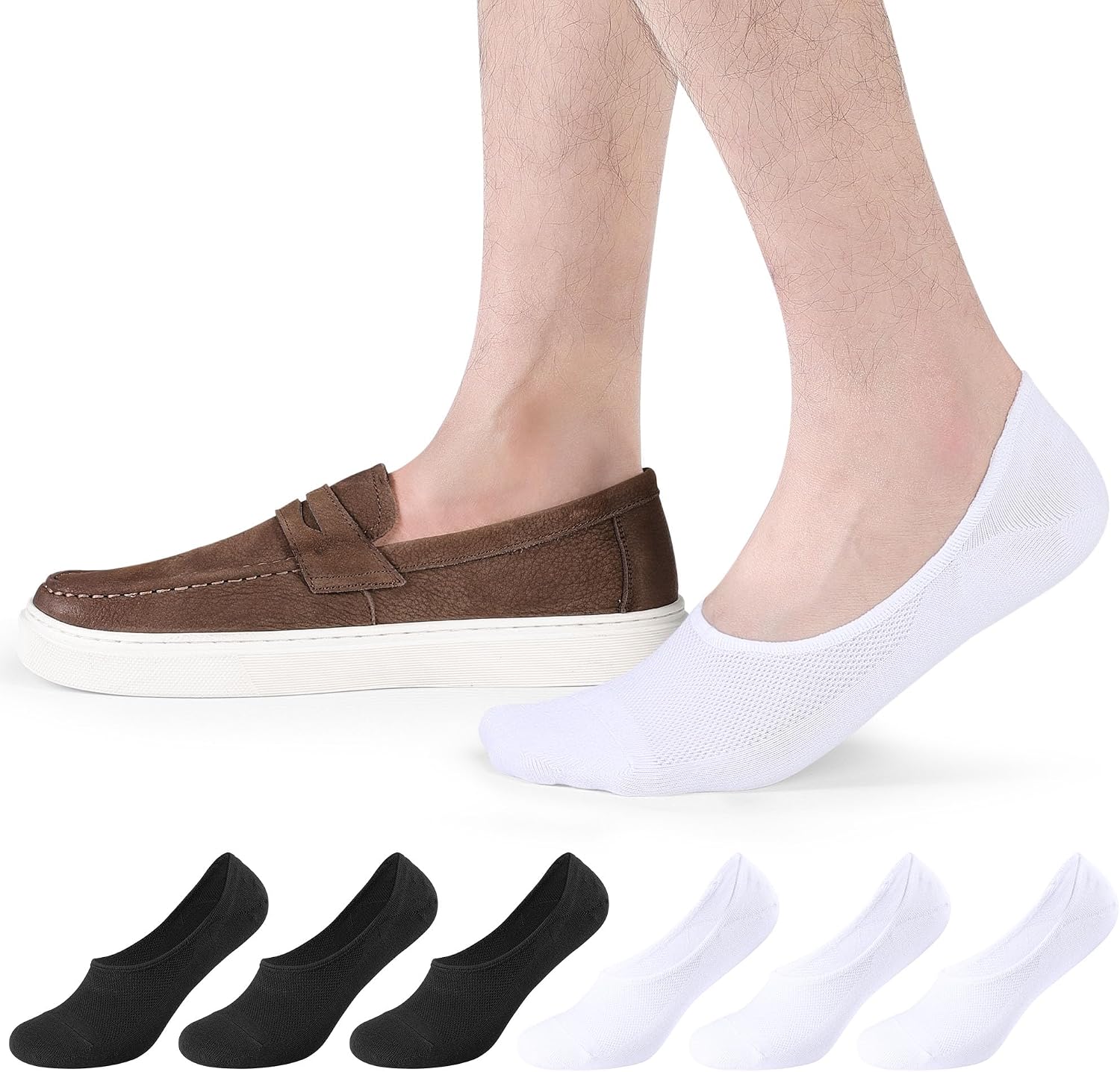 Detalle de CLOSEMATE chaussettes invisibles 6 paires