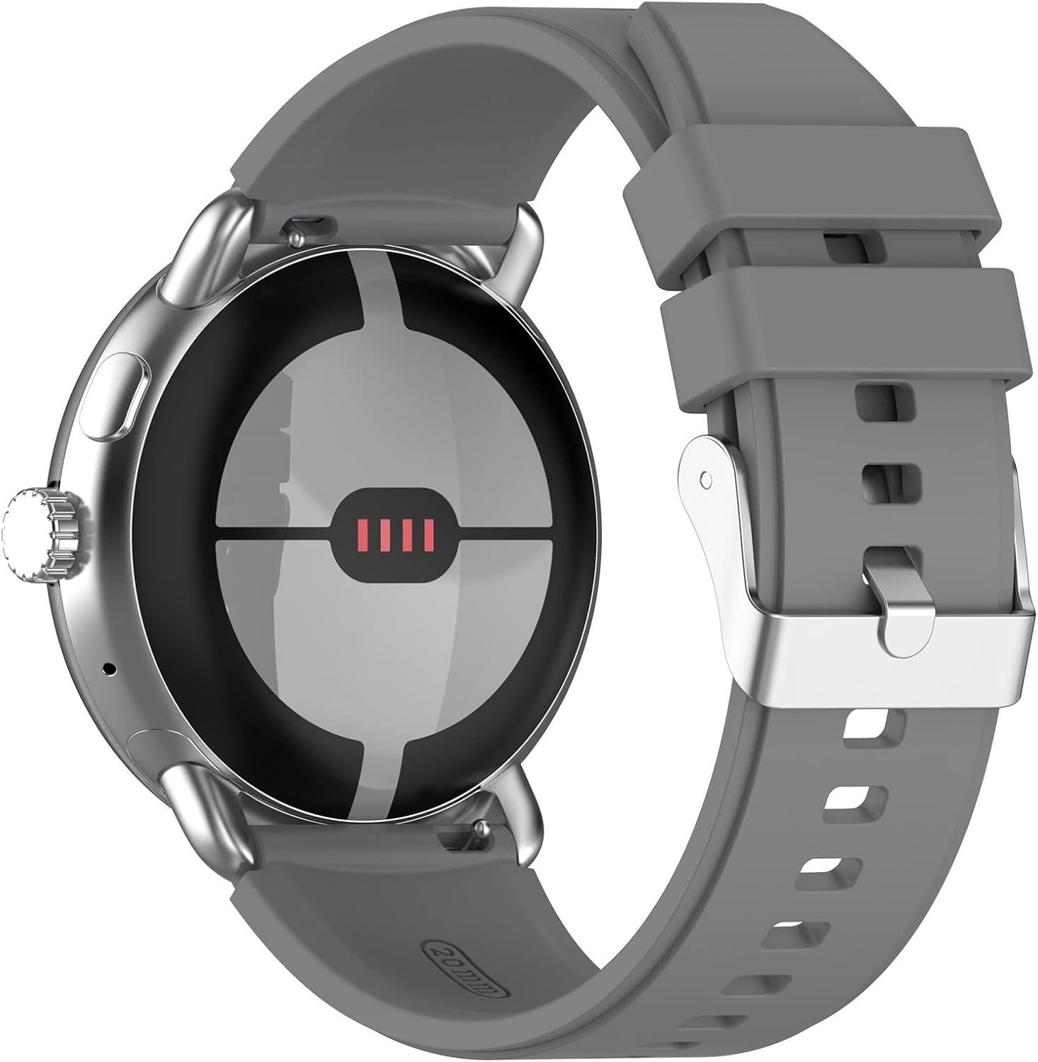 Detalle 2 de LOKEKE 20mm Silicone Replacement Band for Google Pixel Watch