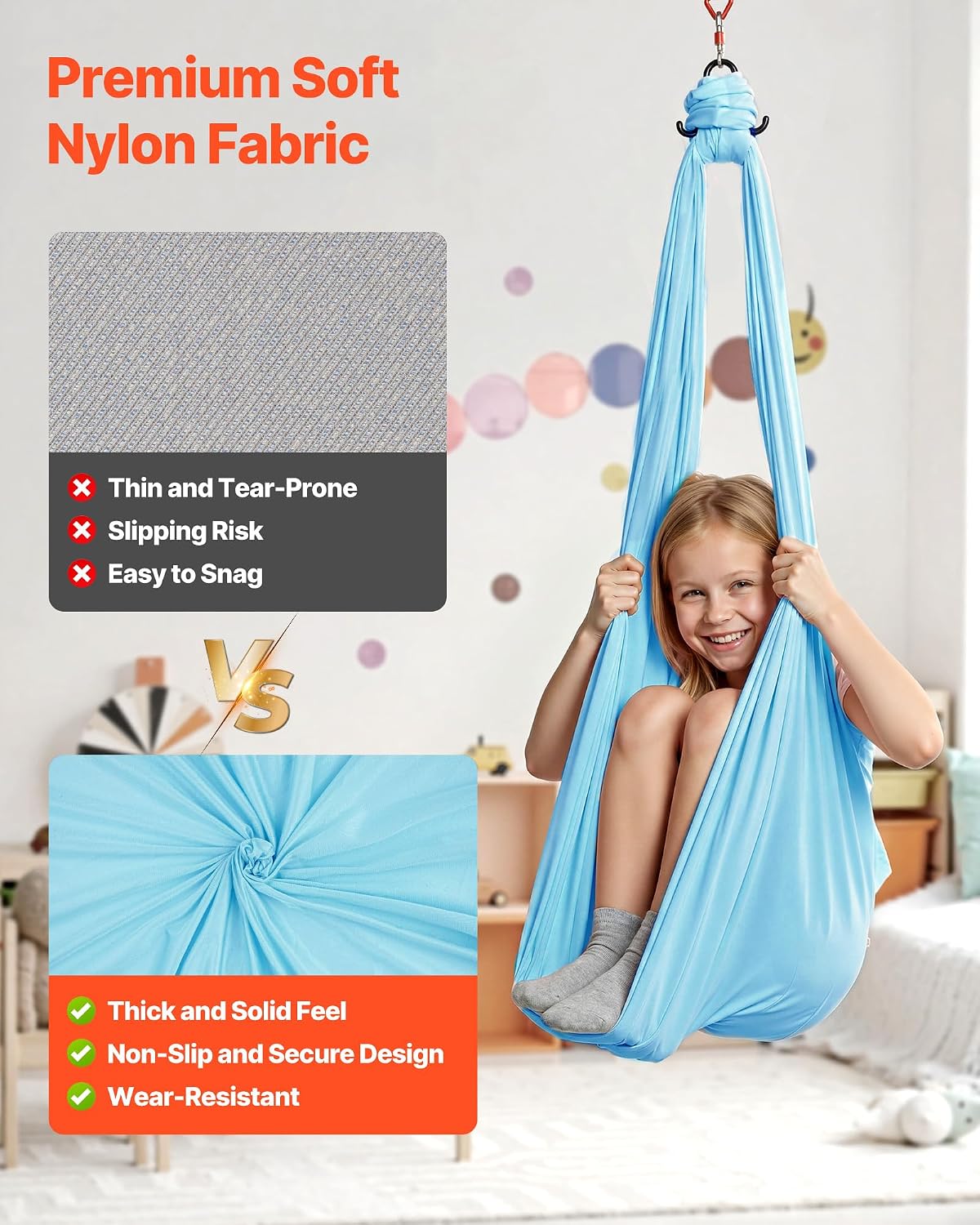 Detalle 2 de VEVOR Sensory Swing, 300 lb Capacity