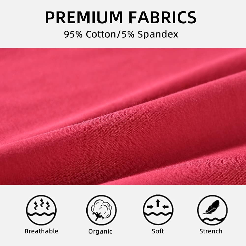 Thumbnail 4 de DODOMIAN Mens Boxer Briefs Underwear – 5 Pack, Soft Cotton, Tagless, Long Leg