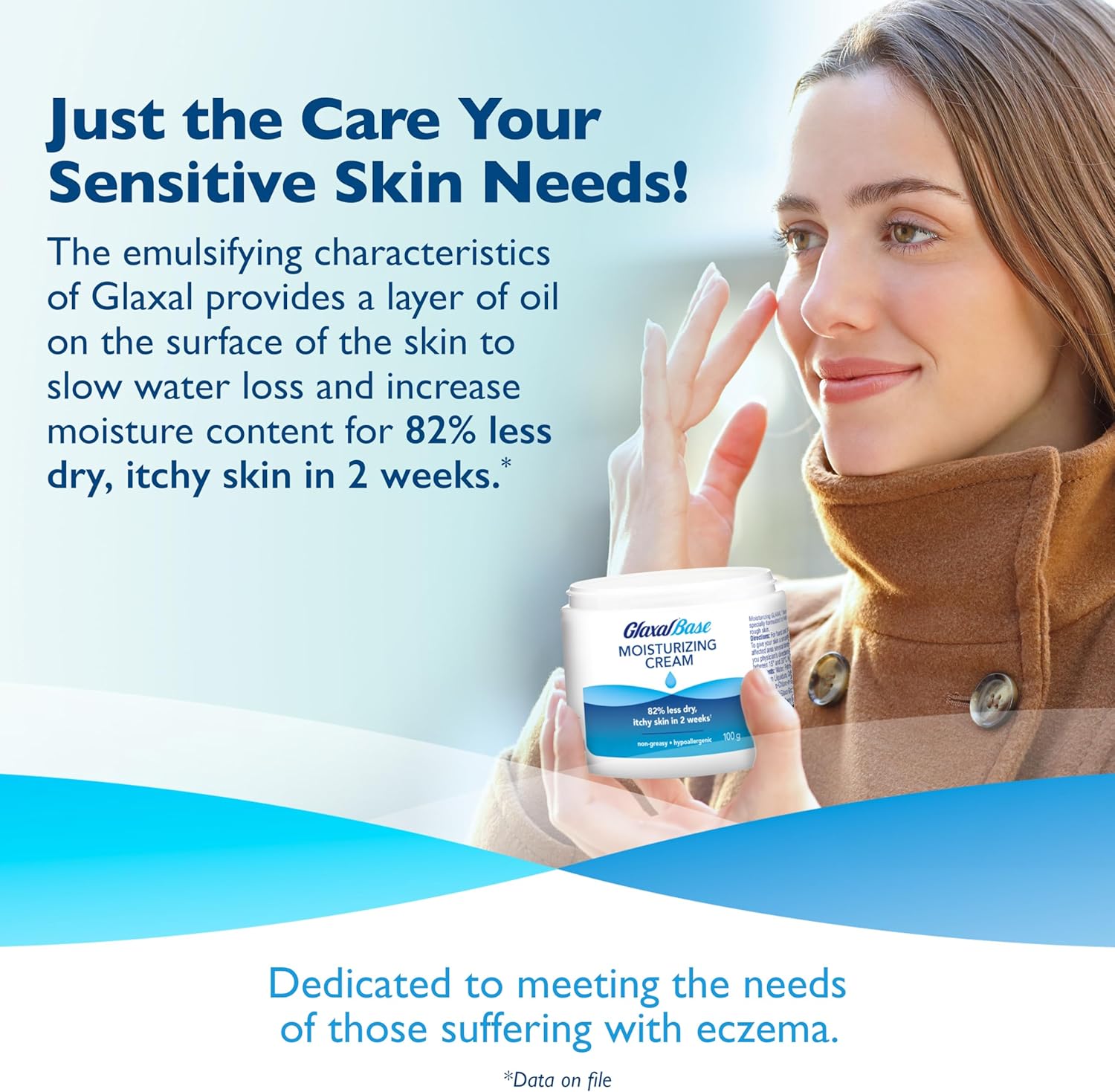 Detalle de Glaxal Base av2022-Glaxal Base-itchy dry skin hypoallergenic parabenfree-ced51bac Moisturizing Cream, 450 g