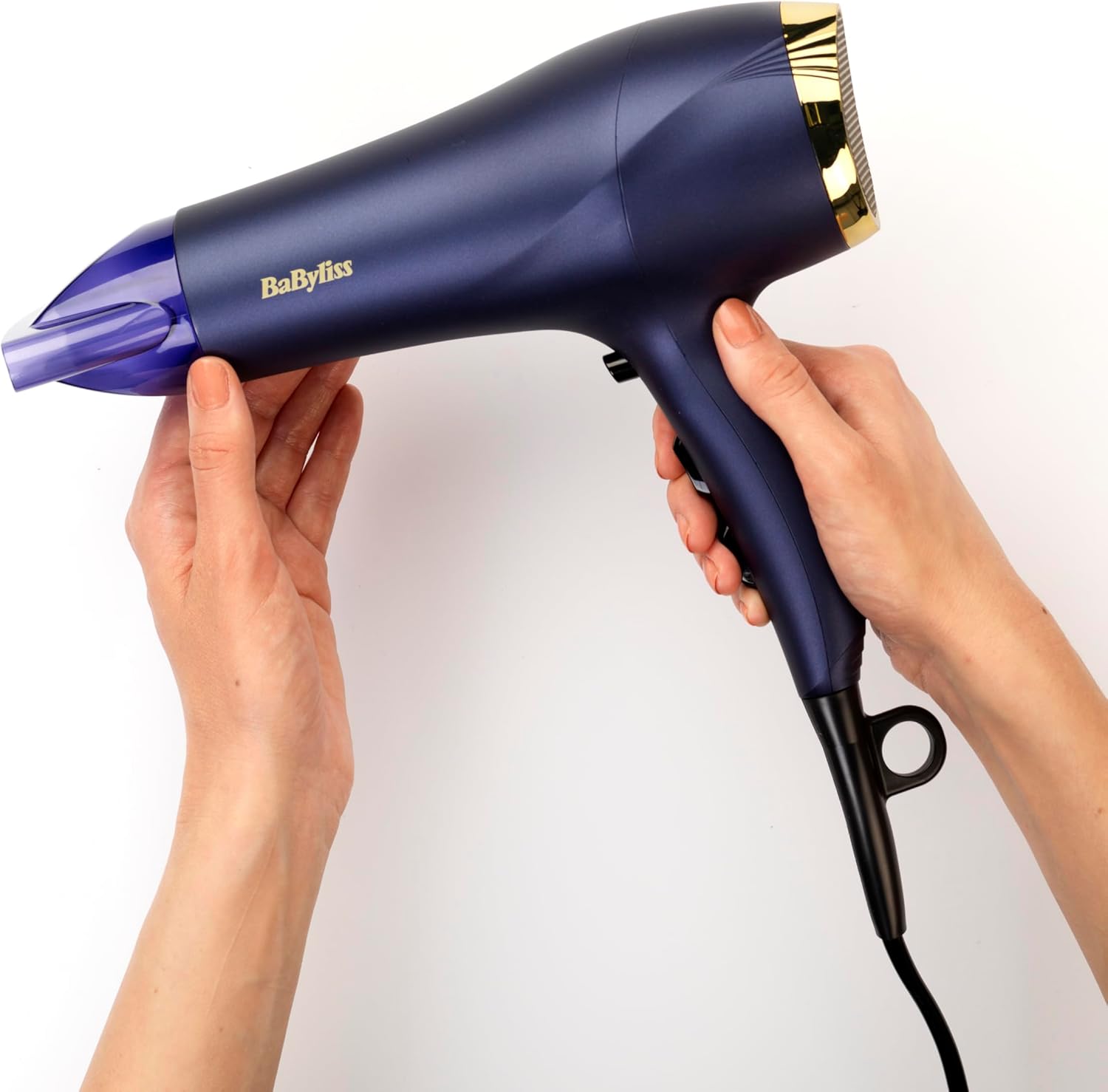 Thumbnail 3 de BaByliss Sèche-cheveux Midnight Luxe 2300 W à fonction ionique anti-frisottis (5781PE)