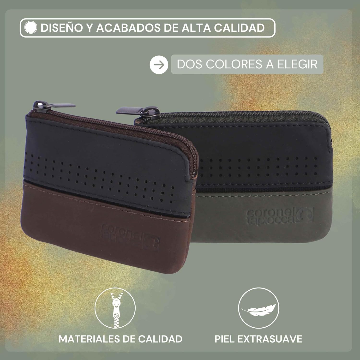 Thumbnail 5 de Coronel Tapioca Carteras de Piel Hombre con Monedero
