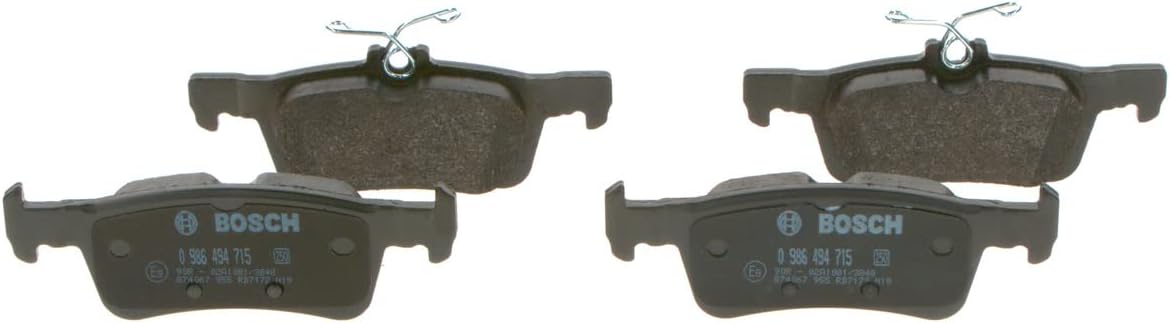 Detalle 2 de Bosch BP1710 — Plaquettes de frein arrière sans cuivre (4 pièces) pour voiture