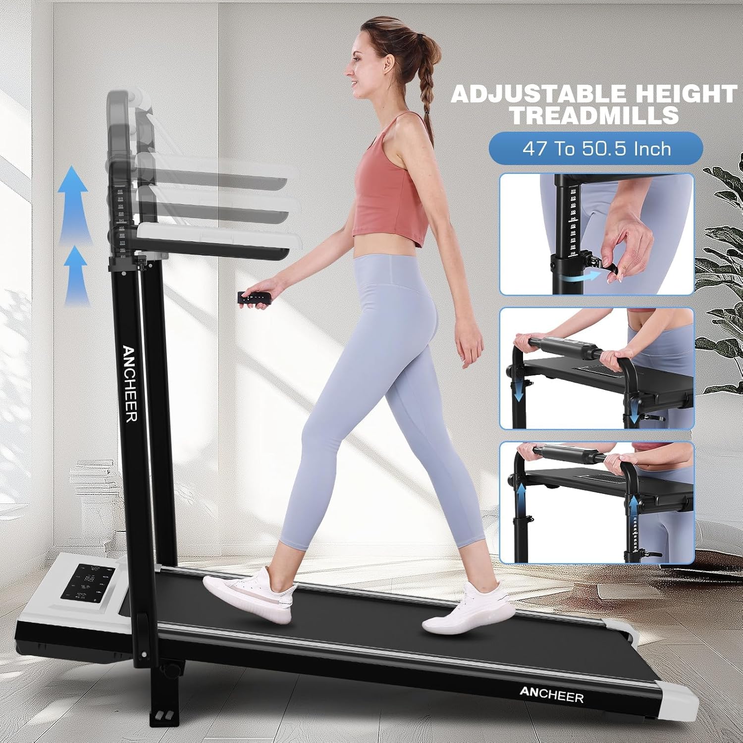 Detalle de ANCHEER Walking Pad, 450-lb Capacity
