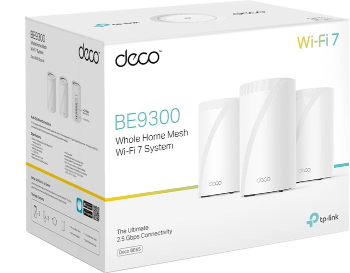 Thumbnail 5 de TP-Link Deco BE65 Wi‑Fi 7 Mesh 3er-Pack + Deco BE25 Outdoor – stabiles WLAN-Netzwerk für drinnen und draußen