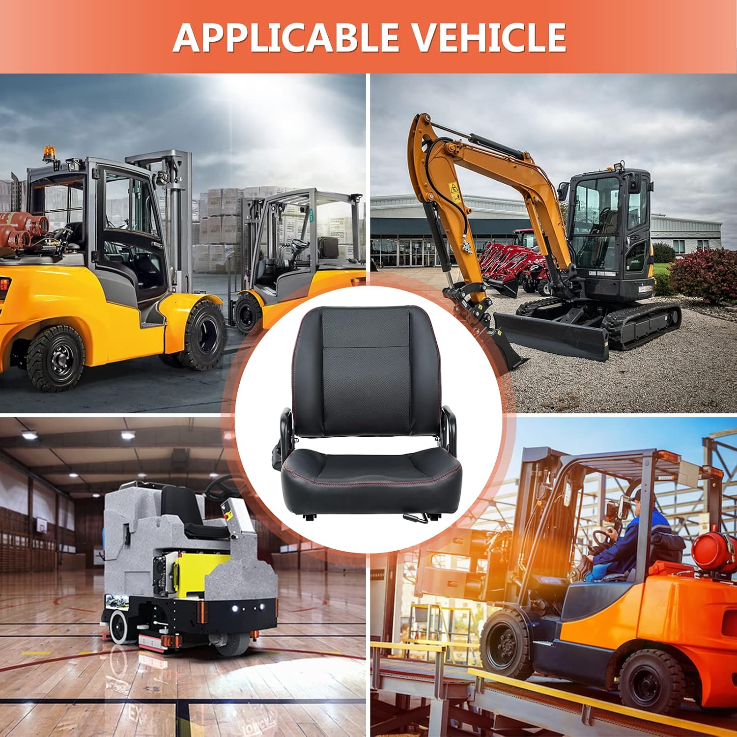 Thumbnail 6 de TICSEA Universal Forklift Seat 120°