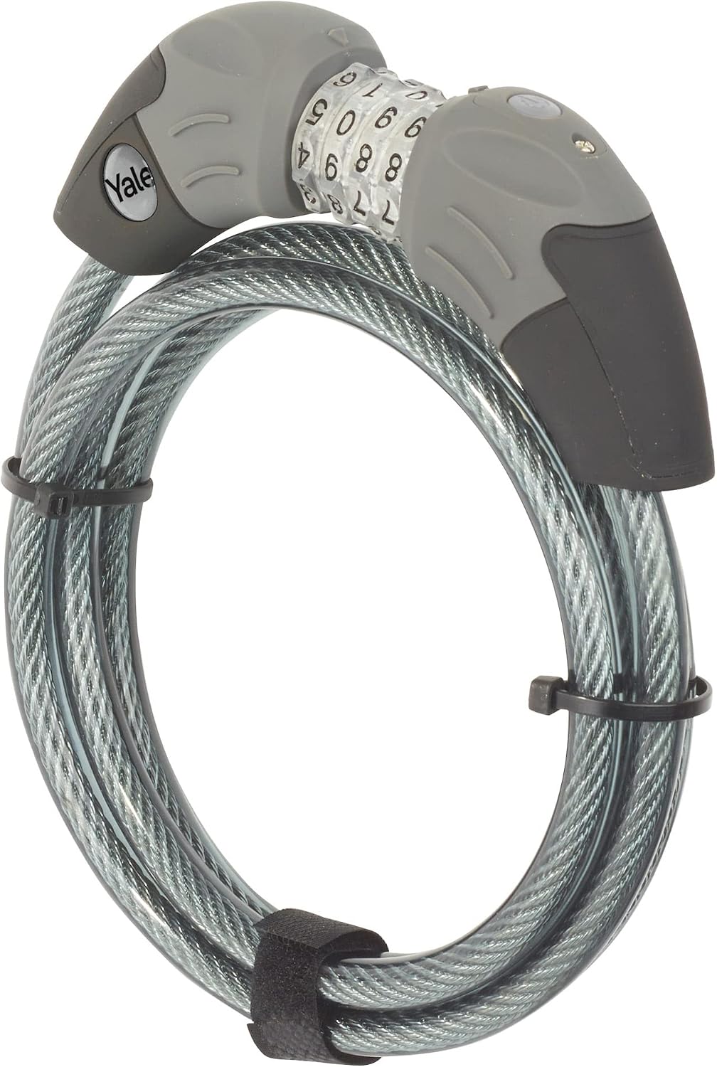 Thumbnail 1 de Yale Cavo di sicurezza a combinazione per biciclette e moto YYCC1/10/185/1 – 1800 mm, 4 cifre fosforescenti