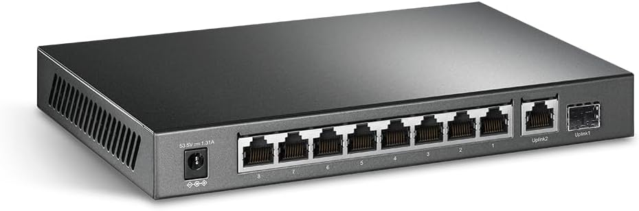 Detalle 1 de TP-Link TL-SG1210P 10-Port PoE+ Switch