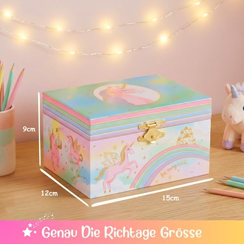 Thumbnail 8 de Giggle & Honey Schmuckkästchen Mädchen Musik Box & Einhorn – Magische Einhorn-Spieluhr mit Schmuckkasten