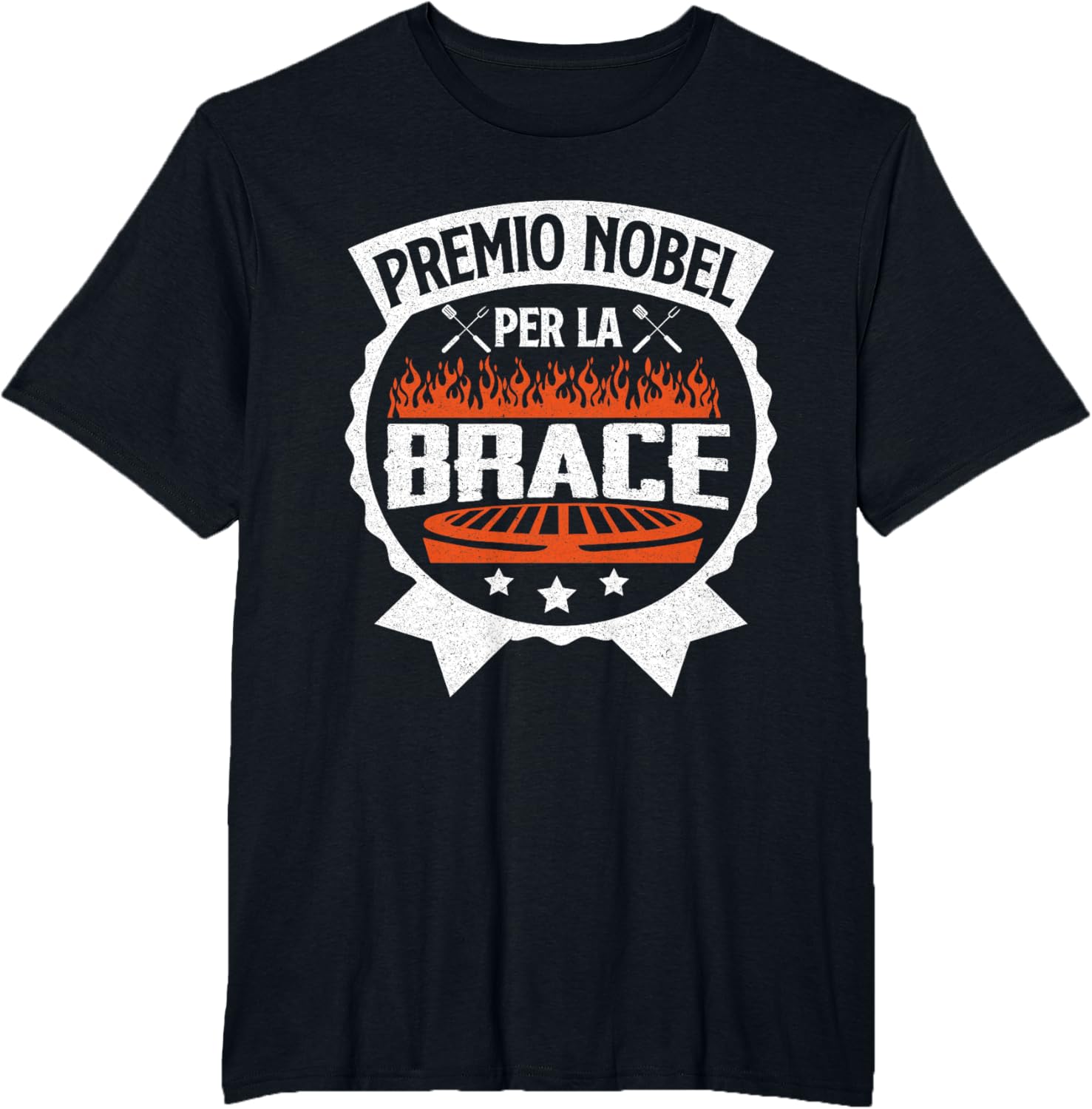 Detalle 2 de BBQ Barbecue Dalla Griglia Regali Premio Nobel Per La Brace – Maglietta
