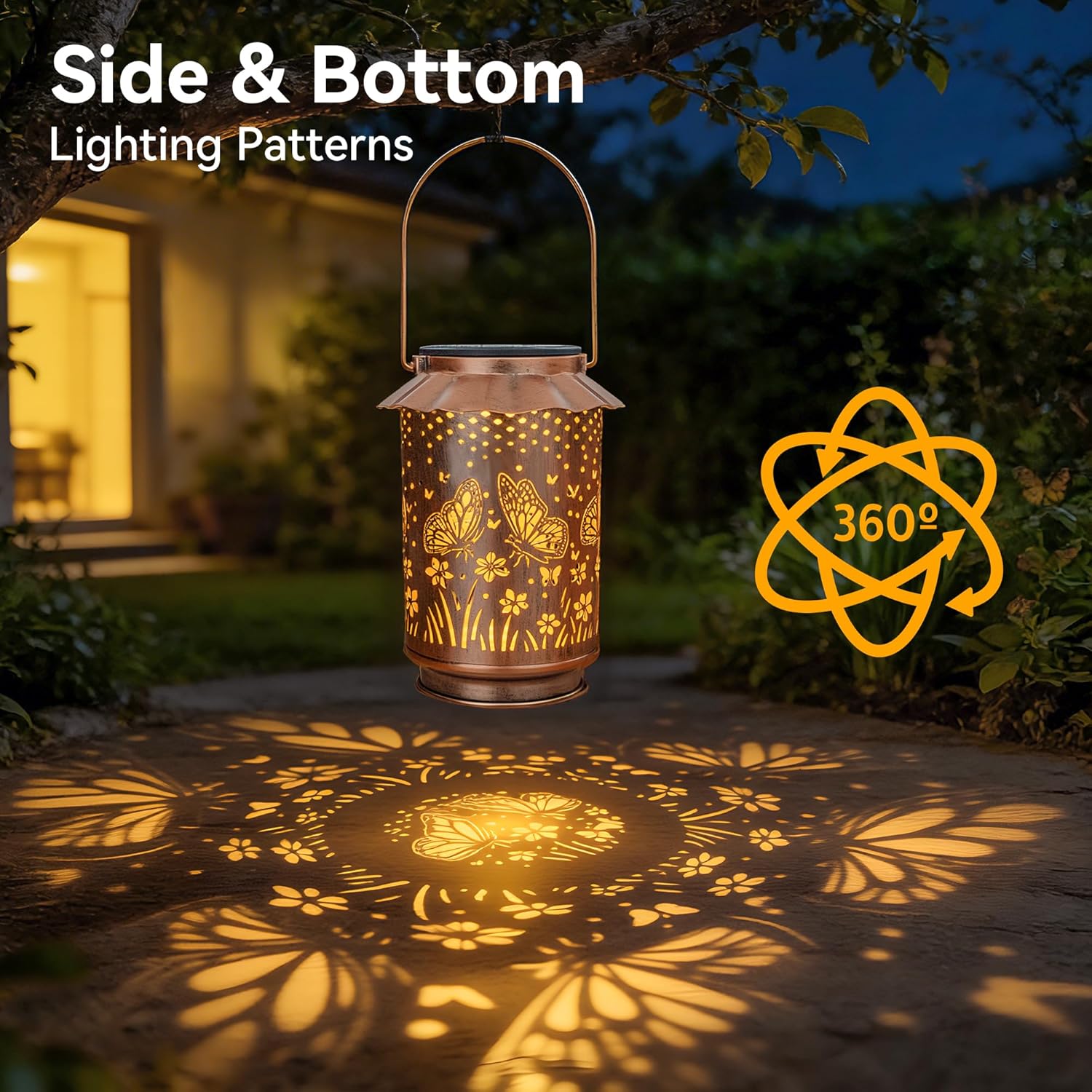 Thumbnail 5 de 2 Pack Solar Butterfly Garden Lights