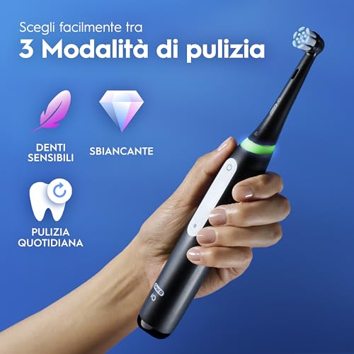 Thumbnail 6 de Oral-B iO 3 Spazzolino Elettrico Nero con 1 Testina, Custodia e Dentifricio