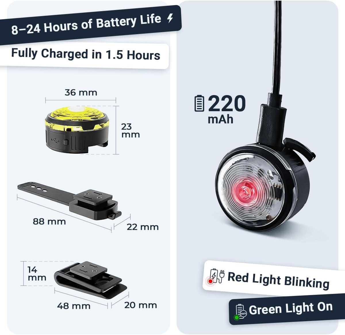 Thumbnail 4 de PAJ Light Mini LED pet light with two LEDs, waterproof design and seven colours
