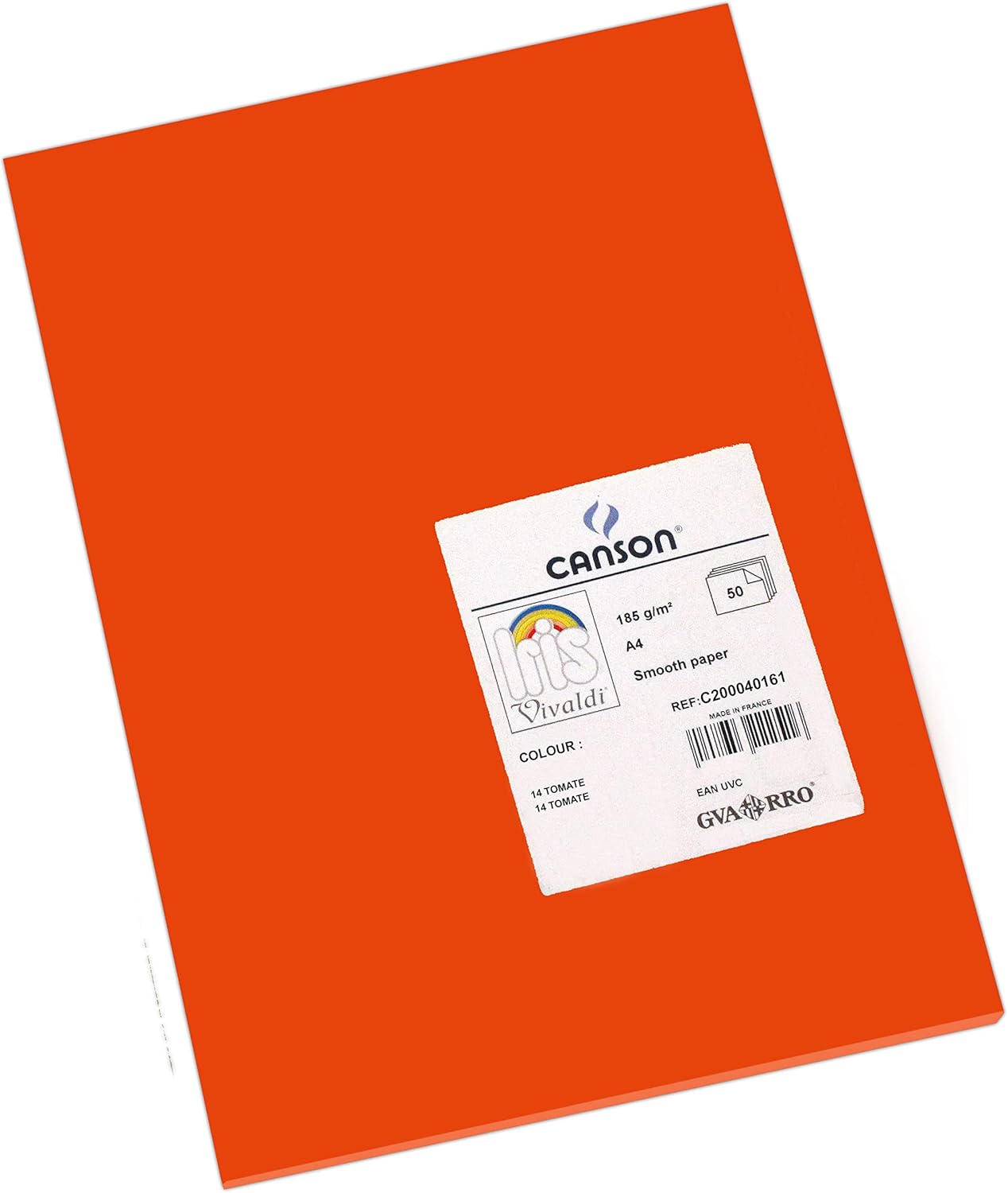 Thumbnail 6 de CANSON Iris Vivaldi – Paquet 50 feuilles A4, 185 g/m², couleur Orange