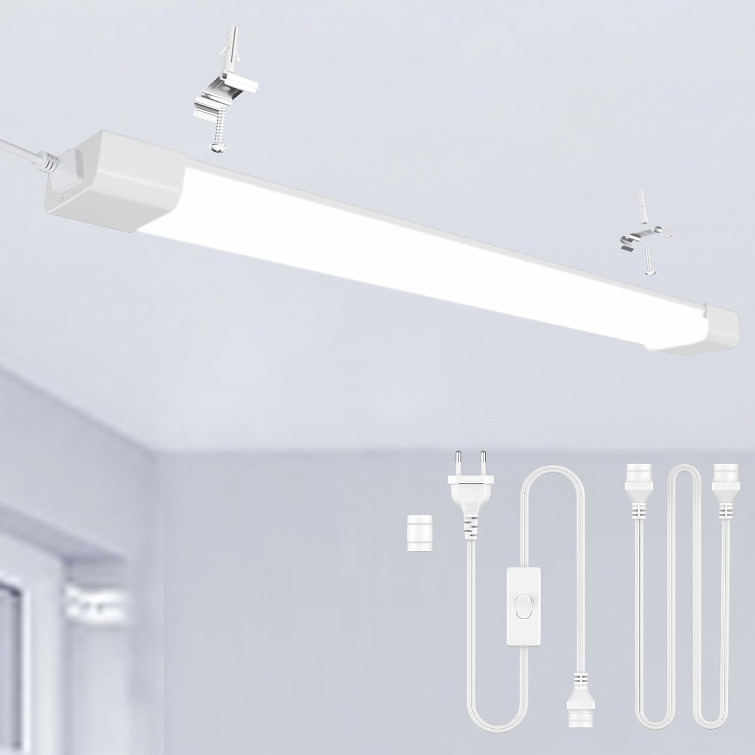 Detalle de Modlicht LED Feuchtraumleuchte 150 cm