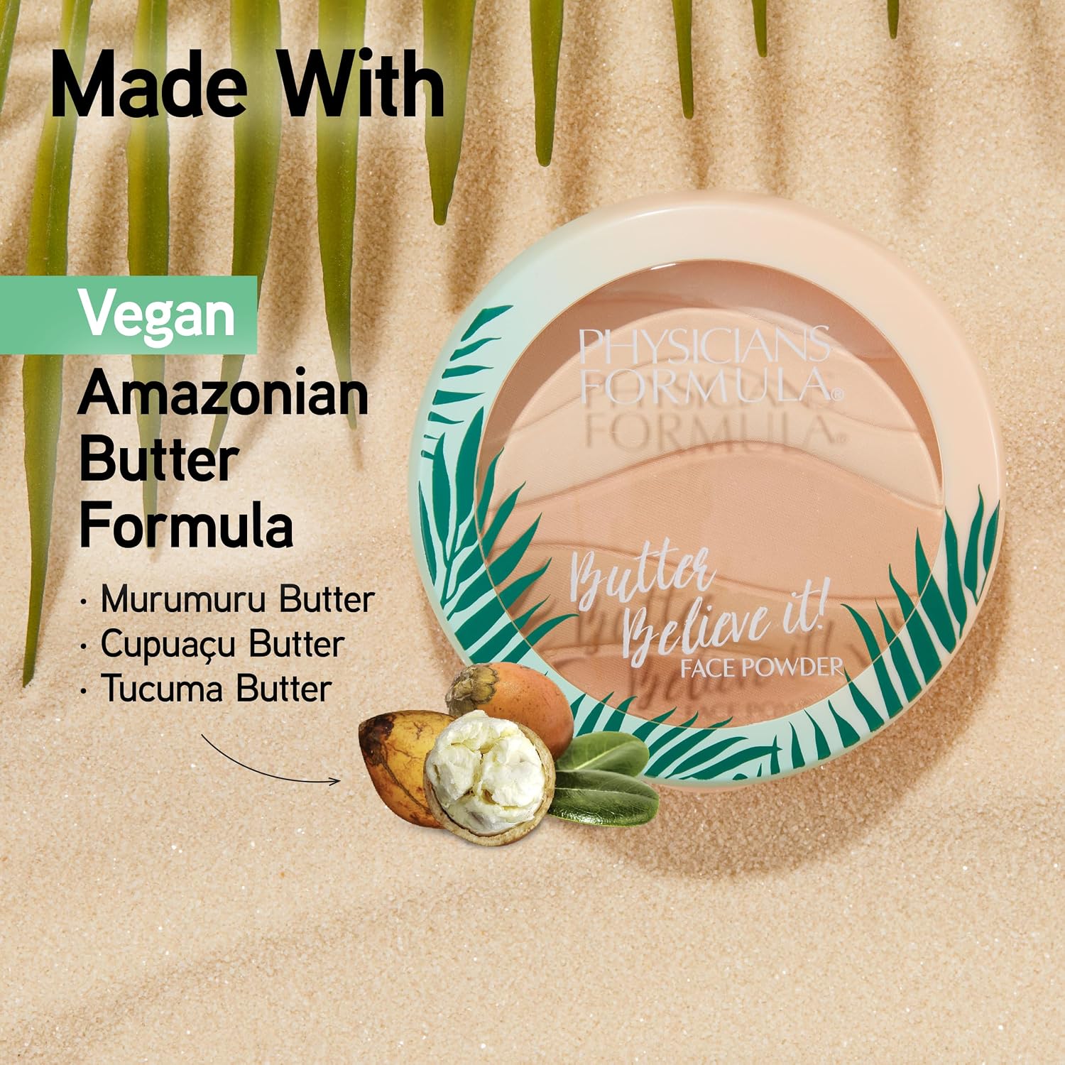 Detalle de Physicians Formula 1711936 Murumuru Butter Pressed Face Powder, Translucent
