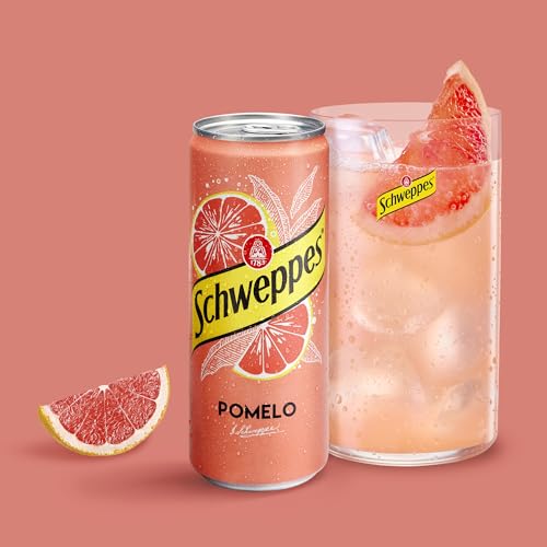 Detalle 2 de Schweppes Pomelo Refresco sin azúcar 24×33 cl 🥤