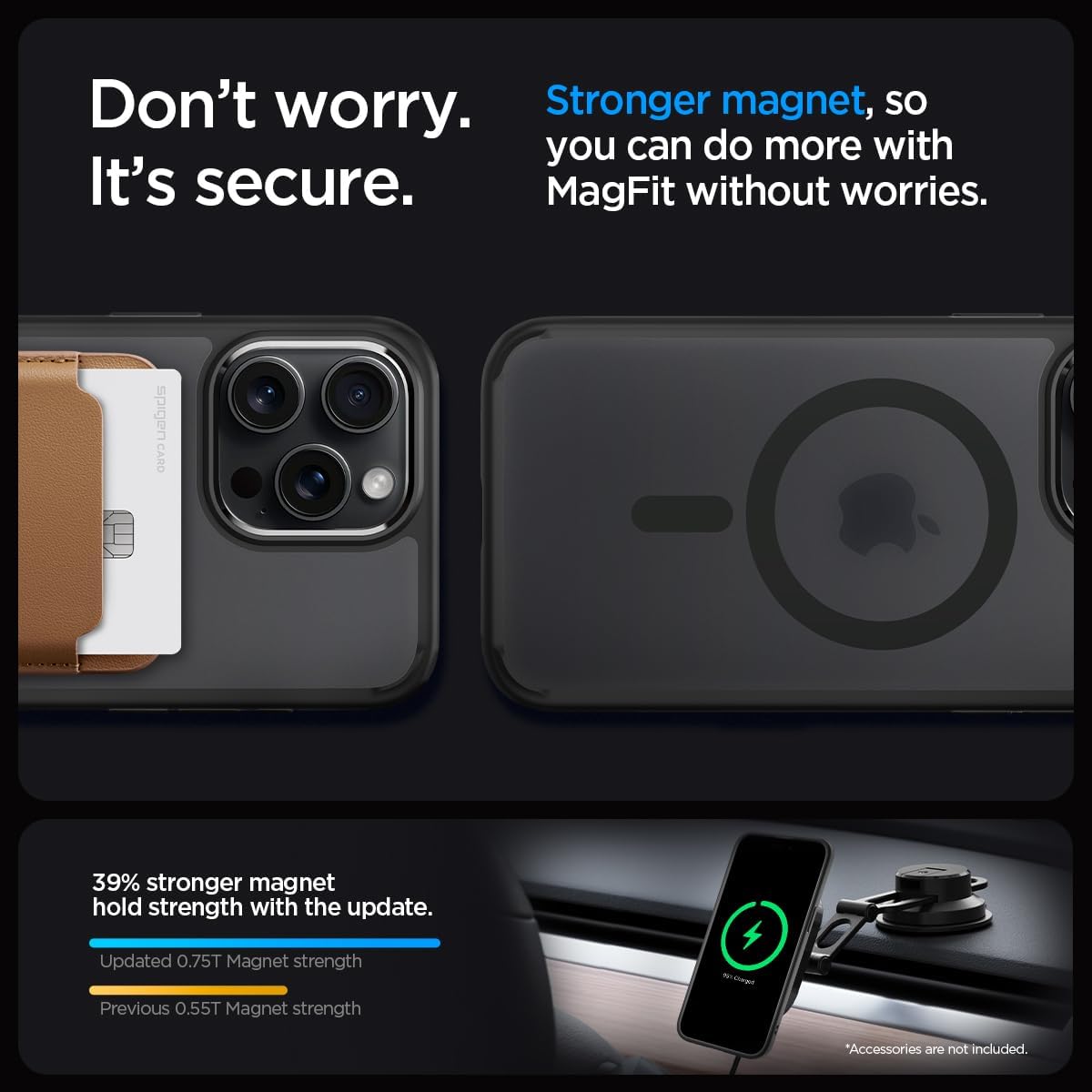 Thumbnail 5 de Spigen Ultra Hybrid MagFit pour iPhone 15 Pro 6,1" — Semi-transparent