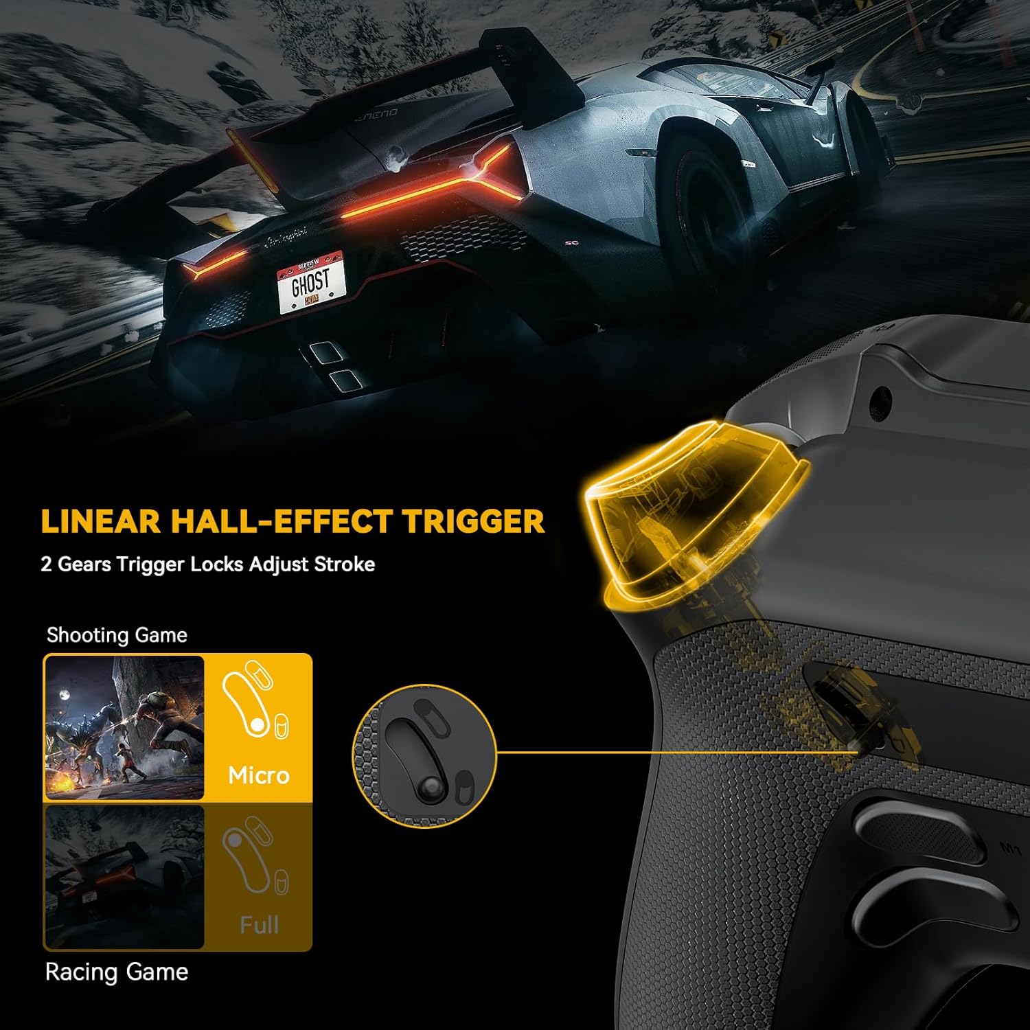 Thumbnail 3 de ManbaOne V2 Controller wireless con schermo 2"