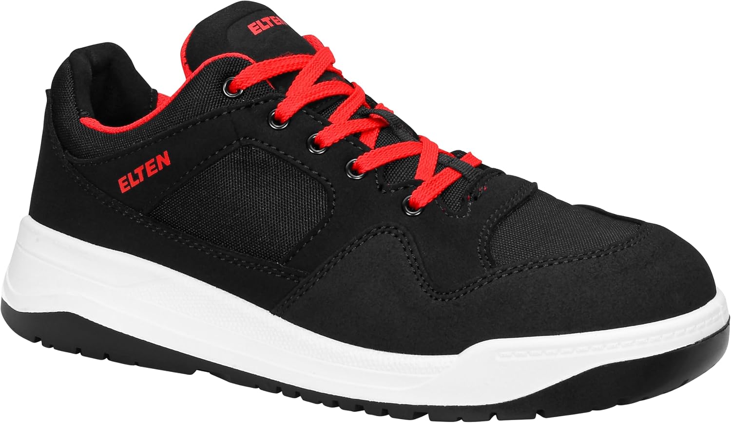 Detalle de ELTEN Maverick Black Low ESD S3S Sicherheitsschuhe leicht