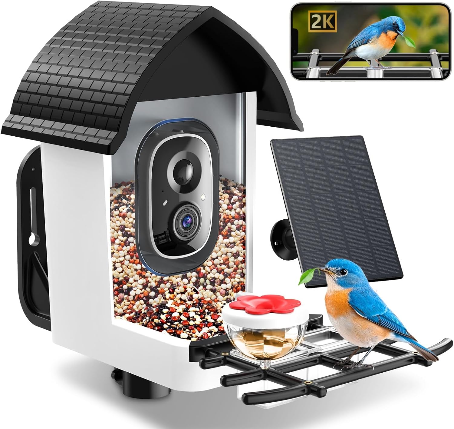 Detalle de HD 2K Smart Bird Feeder Camera
