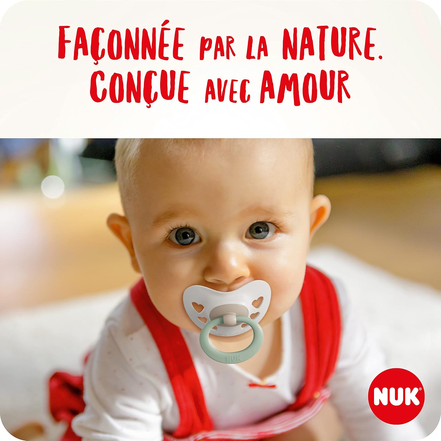 Thumbnail 2 de NUK Signature Day & Night – sucettes 6–18 mois en silicone, lot de 4 (forme cœur, phosphorescentes)