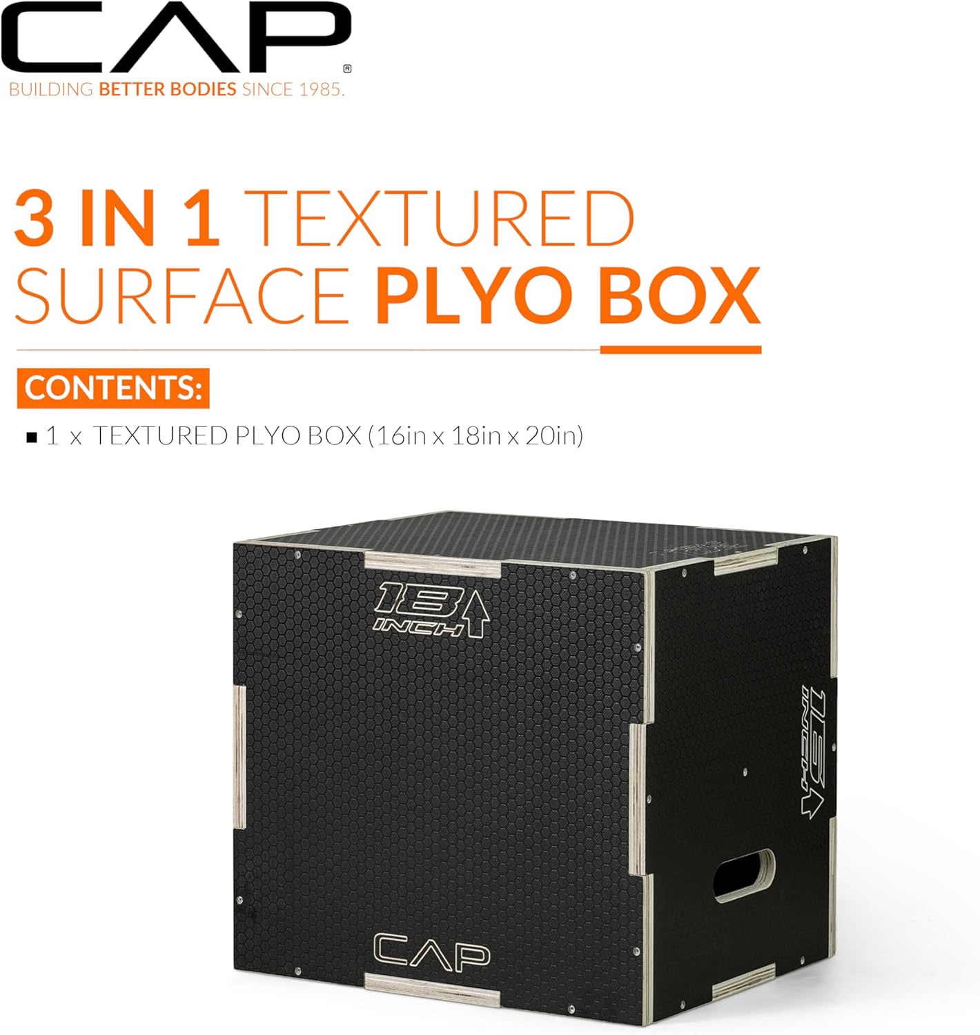 Detalle 2 de CAP Barbell 3-in-1 Plyometric Box