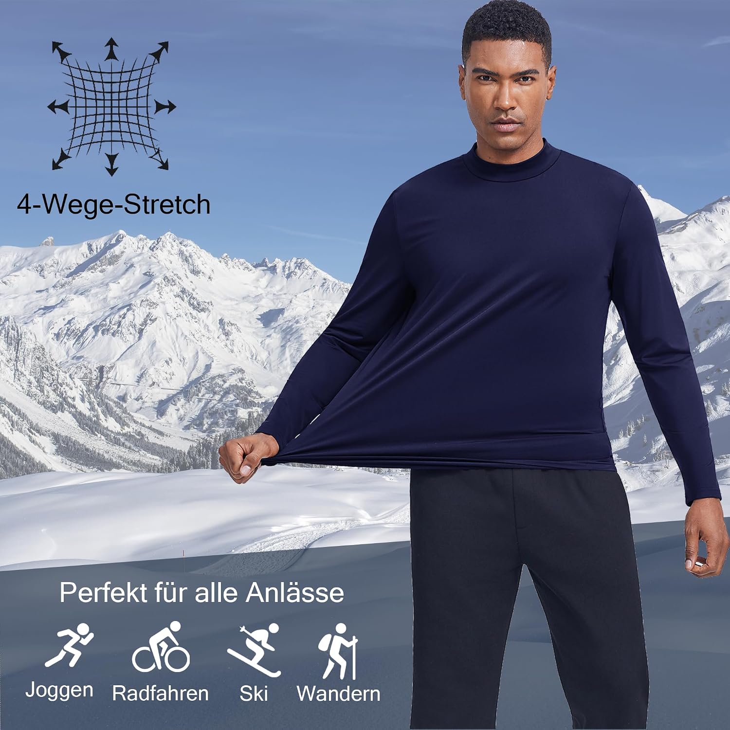 Thumbnail 4 de PINSPARK T-shirt thermique homme à col roulé