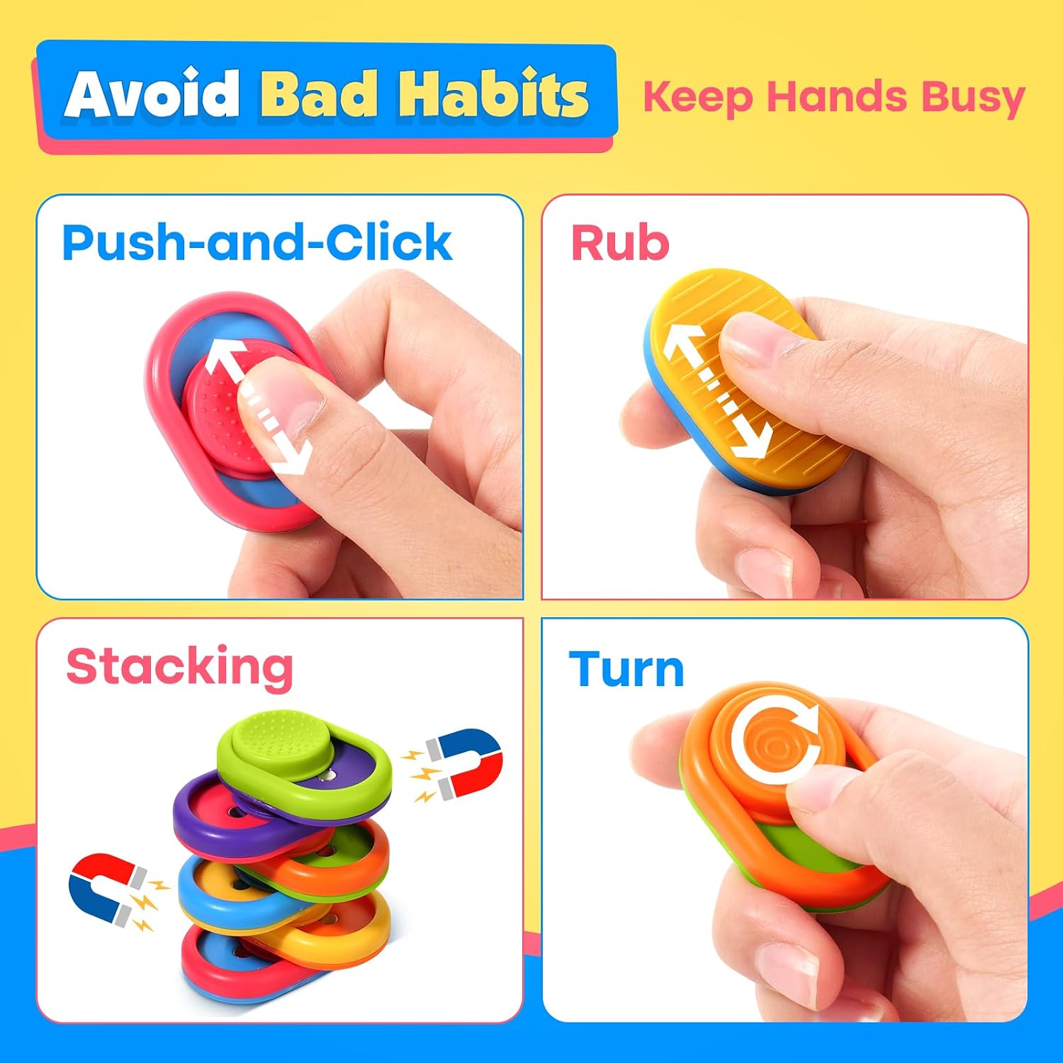 Detalle 2 de Sensory Fidget Toys, 6-Pack
