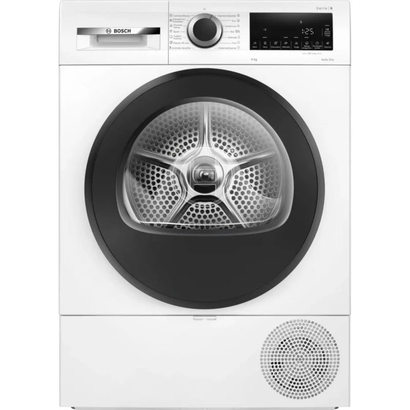 Detalle de Bosch WQG24200ES 9 kg secadora de bomba de calor