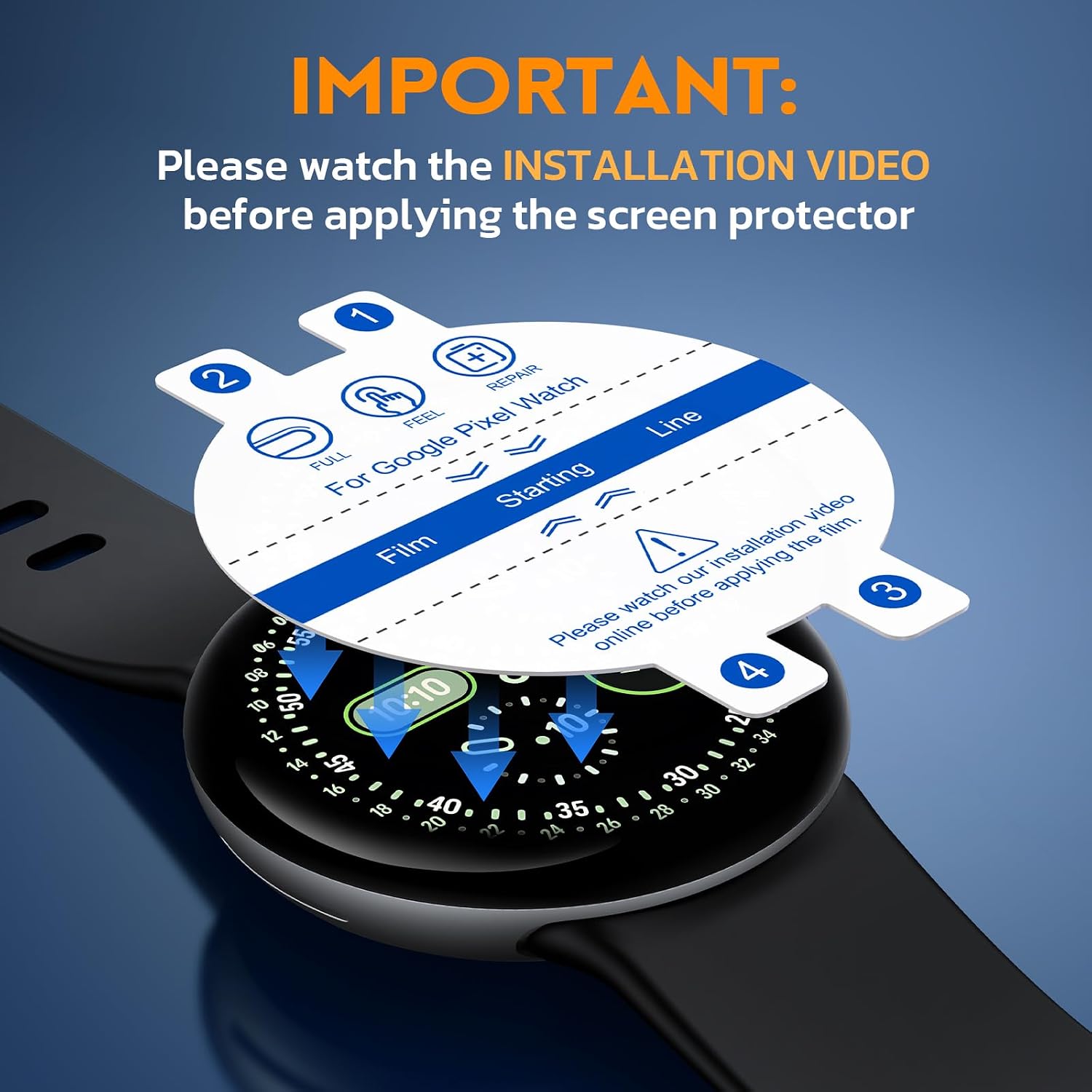 Thumbnail 5 de Misxi 6 Pack Screen Protector for Pixel Watch 45mm