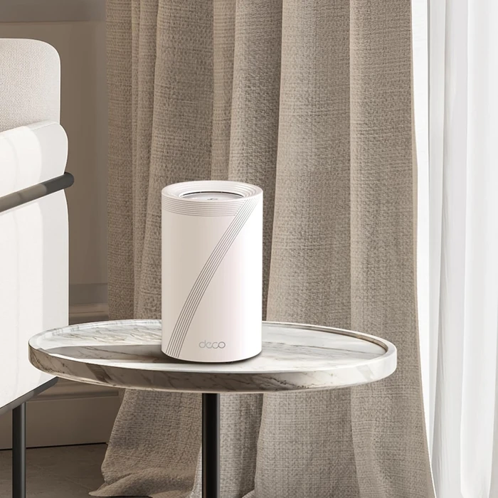 Thumbnail 3 de TP-Link Deco BE65 Wi‑Fi 7 Mesh 3er-Pack + Deco BE25 Outdoor – stabiles WLAN-Netzwerk für drinnen und draußen